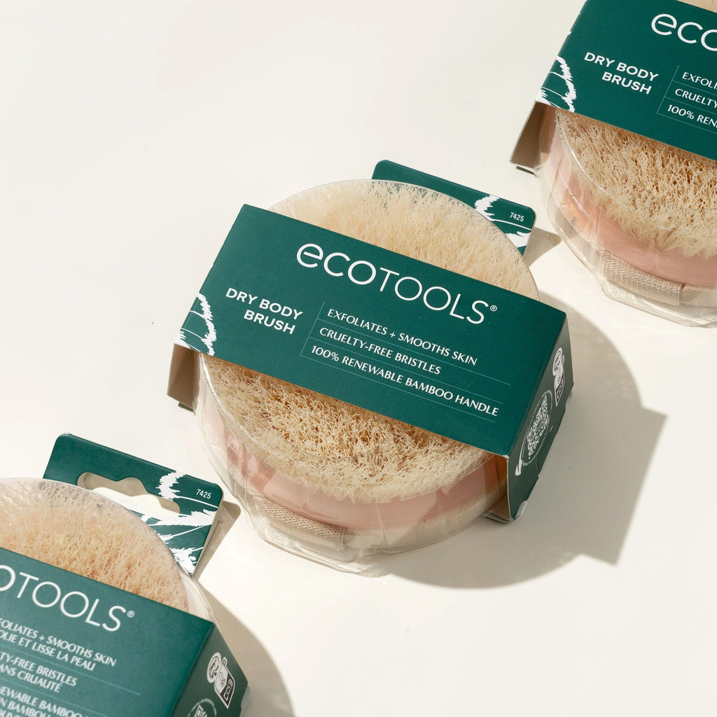 EcoTools Dry Body Brush for Shower Skincare, 1 Count