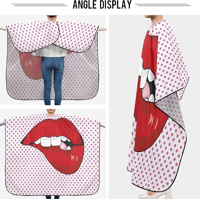 Stylish Barber Cape - Unisex Hair Cutting Apron for Men & Women