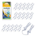 GumChucks Refill Tips - Floss Picks for Braces & Tight Teeth – Reusable Dual Handle Flosser – No Hands in Mouth - Easy for Kids, Adults & Seniors (30 Tips)