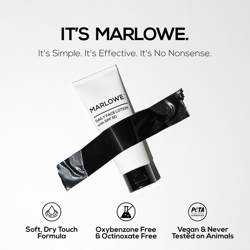 MARLOWE. Face Moisturizer with SPF 50, Daily Sunscreen Lotion, 3.4 oz