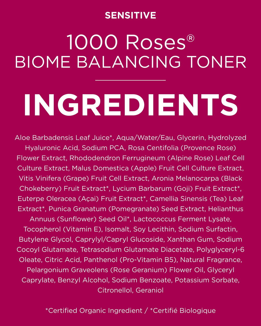 Andalou Naturals 1000 Roses Biome Balancing Toner Spray | Gentle Face Mist with Rose Stem Cells to Help Protect & Strengthen Skin Barrier|Refreshing & Soothing on Sensitive Skin | 6fl oz