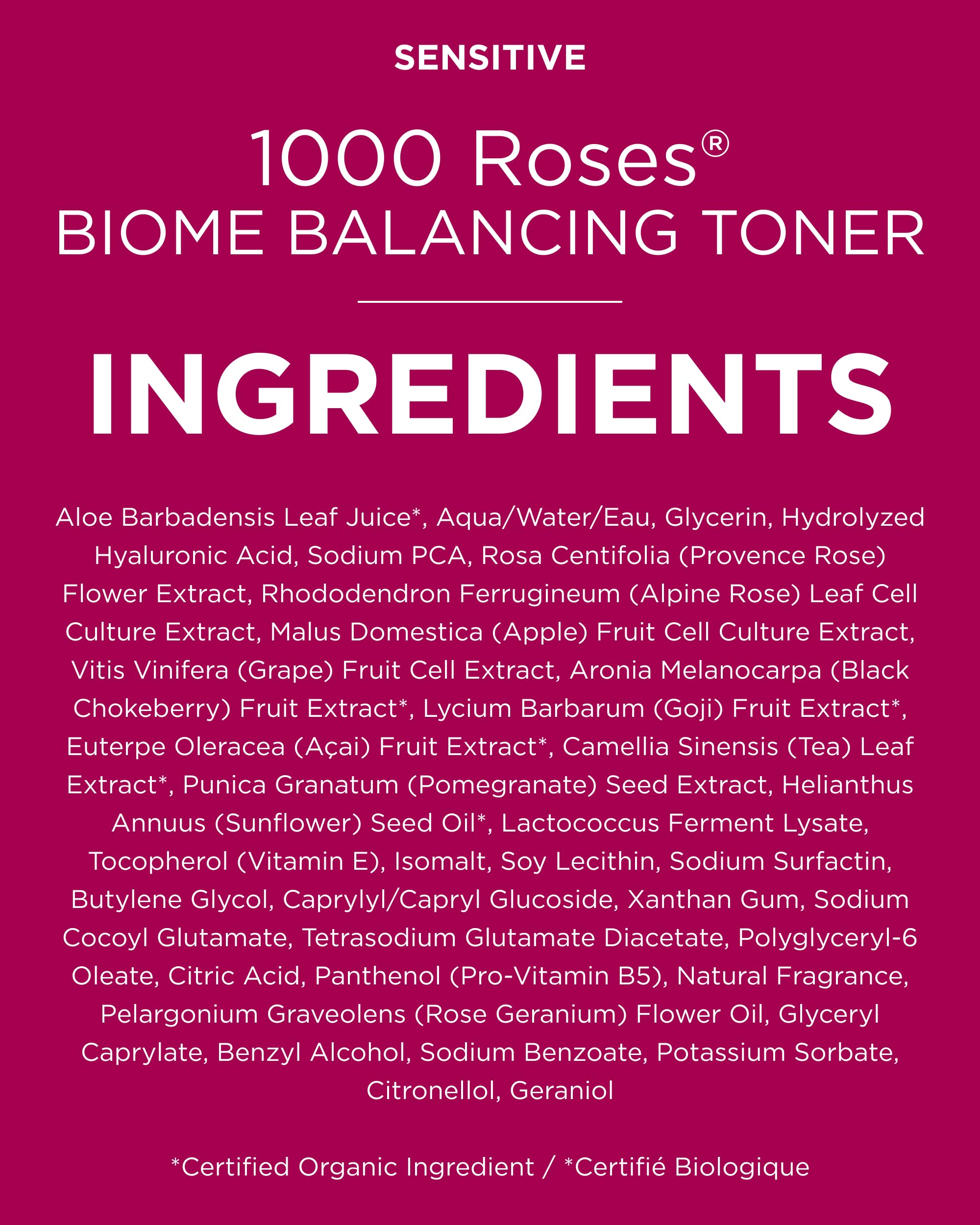 Andalou Naturals 1000 Roses Biome Balancing Toner Spray | Gentle Face Mist with Rose Stem Cells to Help Protect & Strengthen Skin Barrier|Refreshing & Soothing on Sensitive Skin | 6fl oz
