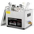 ACMESONIC Ultrasonic Cleaner 15L Dual-Frequency Professional Digital Stainless Steel Cleaning Machine with Heater Timer for Denture, Coins, Small Metal Parts, Circuit Board, Lab Tools, etc