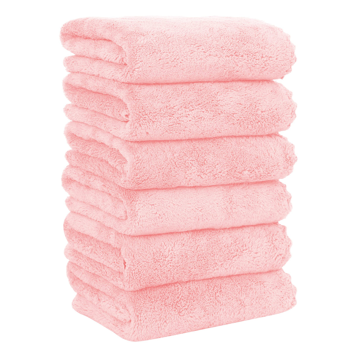 MOONQUEEN 18 Pack Premium Hand Towels - Quick Drying - Microfiber Coral Velvet Highly Absorbent Towels - Multipurpose Use as Hotel, Bathroom, Shower, Spa, Hand Towel 16 x 28 inches (Multicolor)