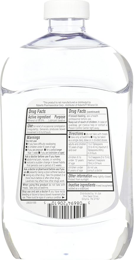 Swan 16 Oz. Tasteless Mineral Oil - 1 Each