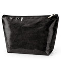 WLLWOO PVC Waterproof Makeup Bag Kraft Paper Cosmetic Bag Travel Toiletry Zipper Pouch Organizer for Women Purse