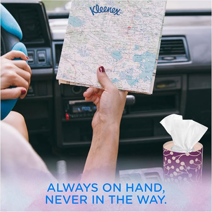 Kleenex Perfect Fit Facial Tissues, 50 Count (pack Of 12)