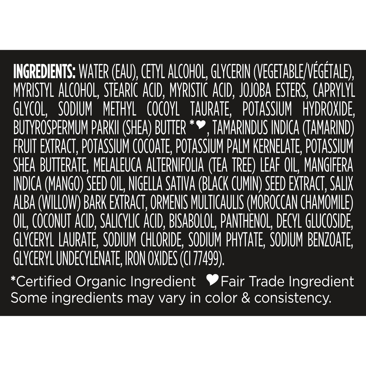 Sheamoisture Facial Wash and Scrub for Blemish Prone Skin African Black Soap to Clarify Skin 4 oz