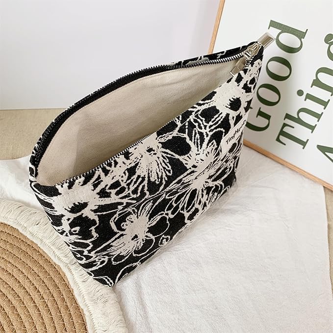 itgowisa Zebra Makeup Bag for Women,Travel Makeup Pouch Purse Organizer