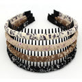 JOBAND headbands for women non slip hair bands for women's hair Zig Zag Headbands(pack of 4)