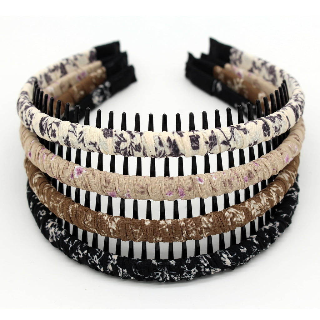 JOBAND headbands for women non slip hair bands for women's hair Zig Zag Headbands(pack of 4)