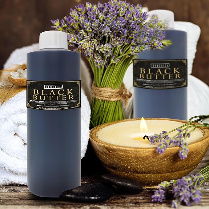 Perfume Black Butter Body Oil Scented - Black Butter Oil Fragrance for Men - Body Long Lasting Perfume- Uncut Fragrance Oil - 16 Oz (Pack of 1)
