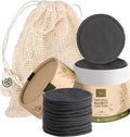GREENZLA Reusable Makeup Remover Pads | 20 Pack | Bamboo Charcoal