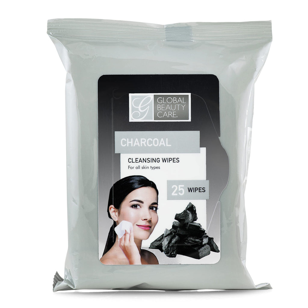 Global Beauty Care Makeup Remover Wipes (100 Count (4-Pack), Charcoal)