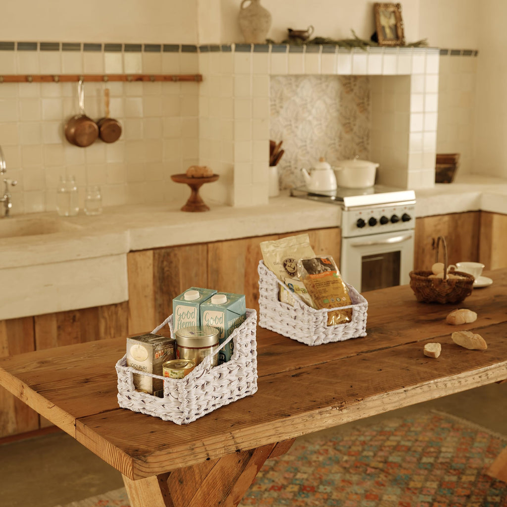 GRANNY SAYS Wicker Baskets for Organizing, Wicker Baskets for Storage
