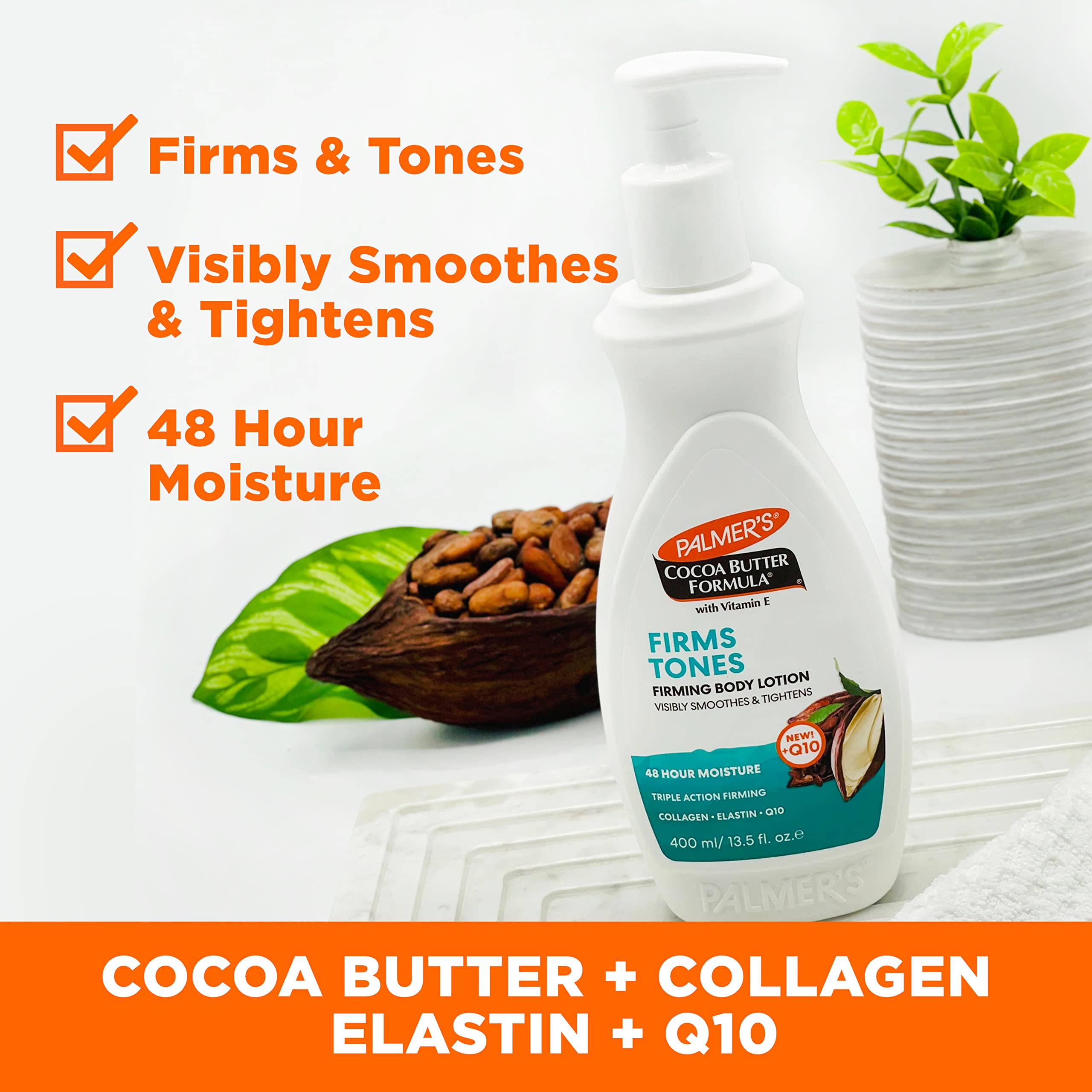 Palmer's Firming Body Lotion, Cocoa Butter Formula, Pump Bottle (13.5 Oz)
