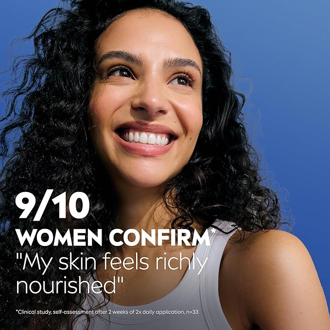 NIVEA Cocoa Butter Body Lotion for Dry Skin with Hyaluronic Acid, 16.9 Oz
