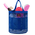 BARN & STABLE Breathable & Waterproof Mesh Horse Grooming Bag with 8 Pockets Tear-Resistant Grooming Tote for Horse Grooming Caddy Bag Organizer to Secure Items (Blue)