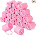 Geyoga 18 Pieces Sponge Hair Rollers Large Soft Foam Hair Styling Curlers Large Size Hairdressing Curlers for Women(Pink,1.9 x 2.6 Inches)