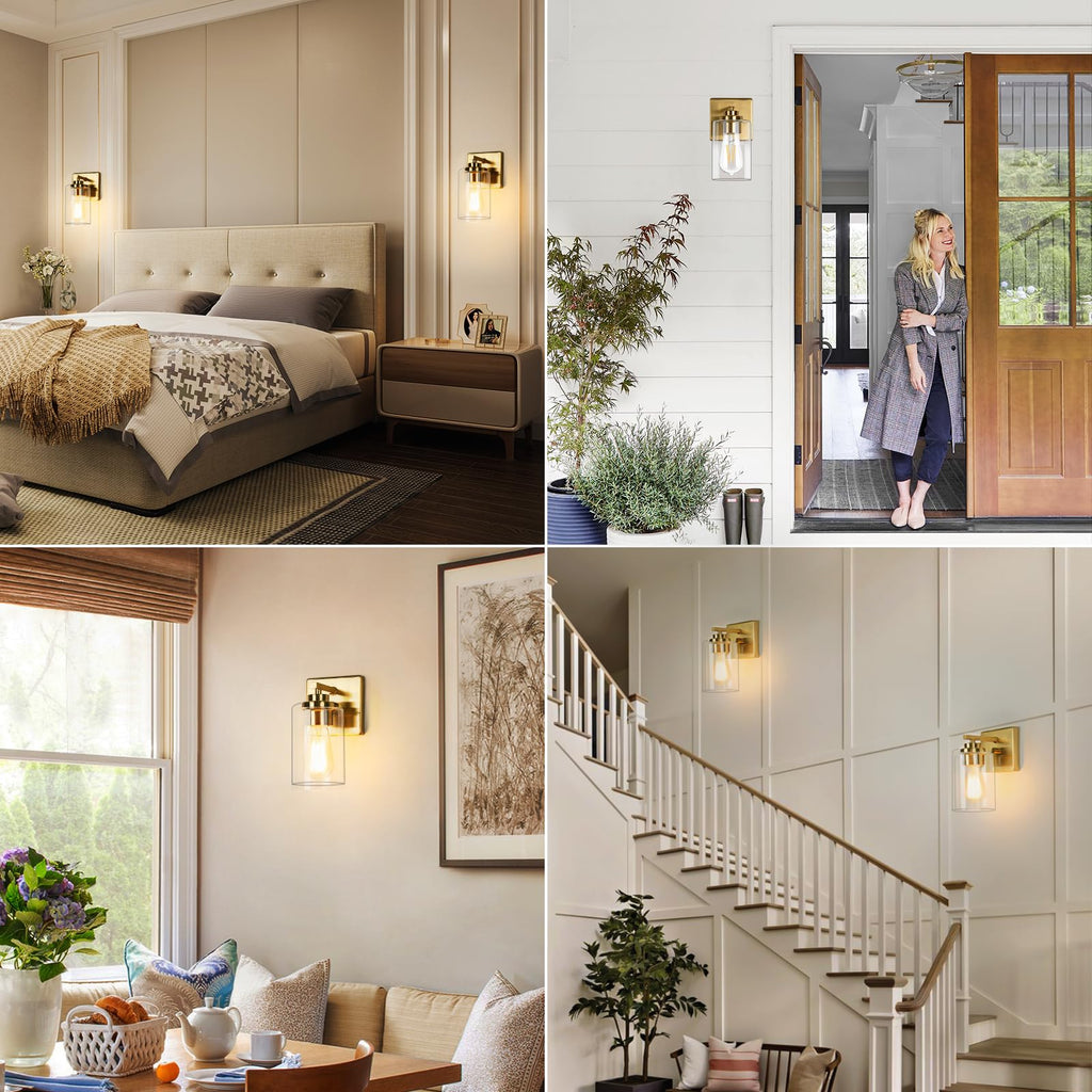 VerRon Modern Vanity Lights, Gold Bathroom Light Fixtures