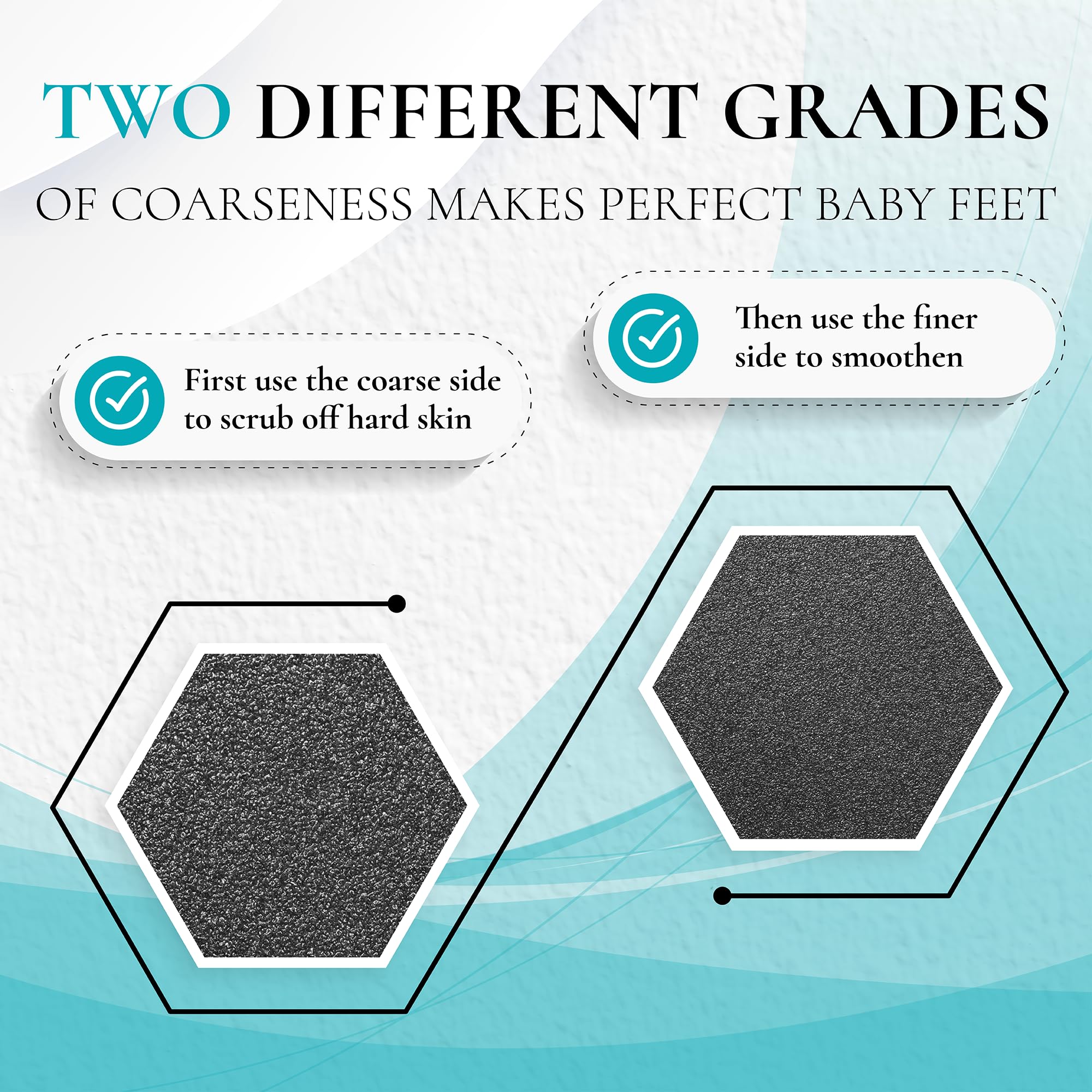 aogi Foot rasp Pedicure Foot File - Removes Damaged and Hard Skin, Avoids Callus Buildup – Gentle, Fine File for At-Home Professional Treatment (Black, Waterproof, Comes with Original Pouch)
