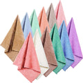 Syhood 12 Pack Face Towels 12 x 12 in Makeup Remover Cloths, Dark Grey