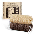 Cleangor 2Pcs African Net Sponge Authentic with Knots - Exfoliating Body