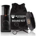 Beard Kit for Men - All-in-One Beard Grooming Kit with Brush, Comb, Scissors & Travel Bag - Durable Grooming Tools for Daily Style and Care