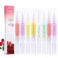 SULLMAR Nail Oil Cuticles Pens 8pcs Nail Care Kit 8 Smell Cuticle Pen Nutrition Oil Nail Art Professional Manicure Set for Nails Softener Nourish Skin