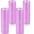 WILLBOND 4 Pcs Long Hair Rollers for Bangs Aluminum Core Curlers Thermal Self Grip Roller for Long and Medium Hair Women Hairstyle(4.1 x 1.2 Inch,Purple)