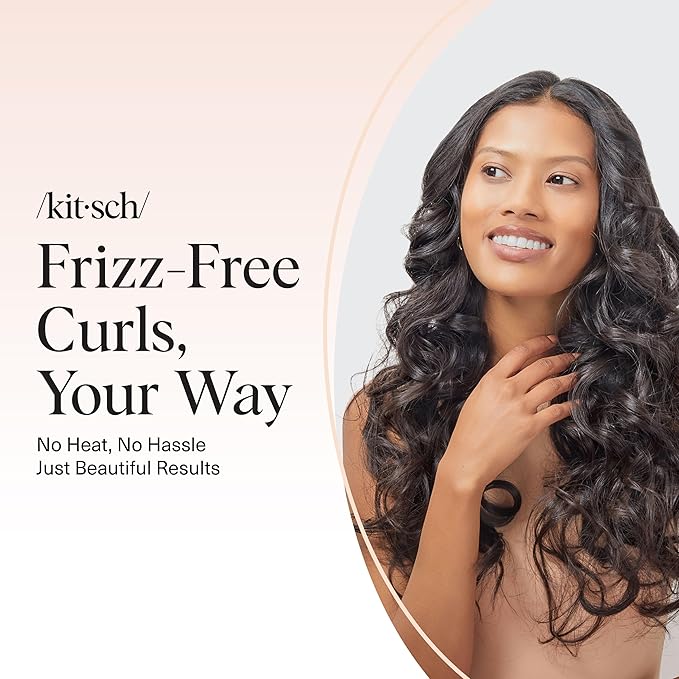 Kitsch Velvet Heatless Curls Overnight Set - Eucalyptus
