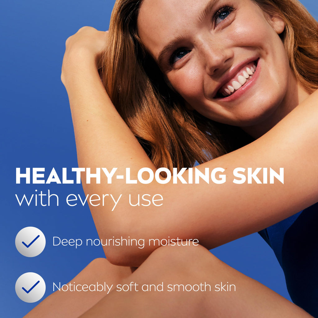 NIVEA Essentially Enriched Body Lotion for Very Dry Skin with Hyaluronic Acid, Almond Oil and Deep Nourishing Serum, 72-Hour Body Moisturizer, 16.9 Fl Oz Pump Bottle, Pack of 2