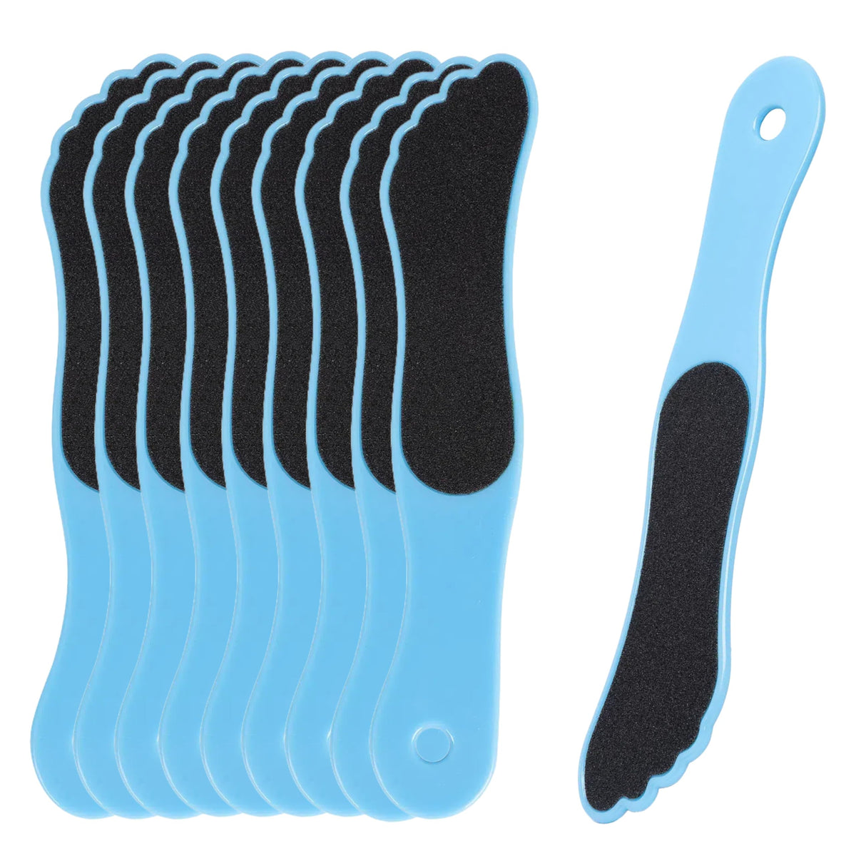 10 Pack Foot File, Professional Foot Callus Remover Sandpaper Pedicure Tools, Double Side Foot Scrubber, Sander for Dead Skin Foot Rasp Pedicure for Women Mother Family Manicure Beauty Shop Spa