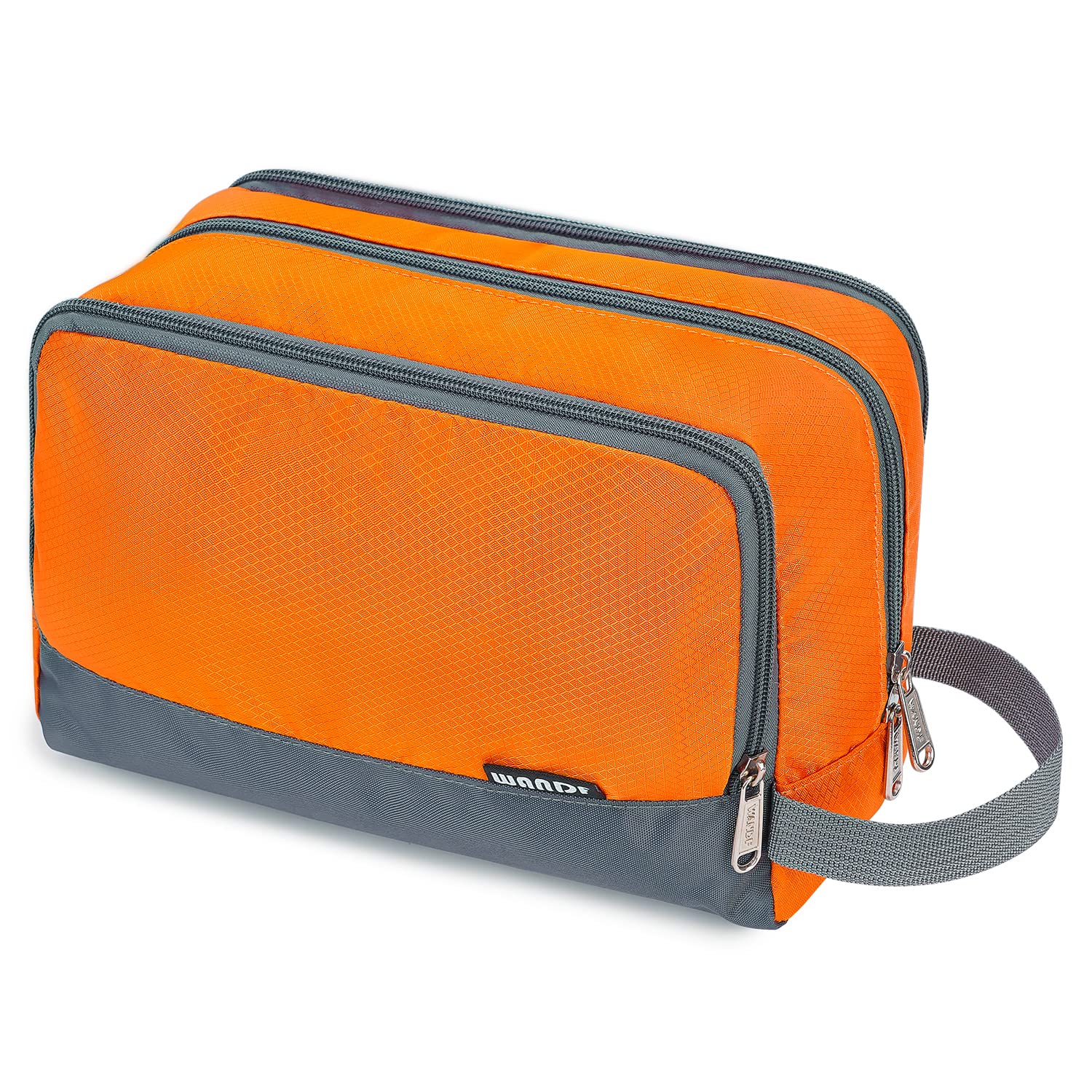 Toiletry Bag for Men/Women Hanging Dopp Kit Water Resistant Shaving Bag Small Toiletry Bag for Traveling (Orange)