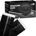 WECARE 50 Box, Individually-Wrapped Masks - Jet Black