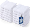 Utopia Towels 12 Pack Premium Wash Cloths, 12x12 in, 100% Cotton, White