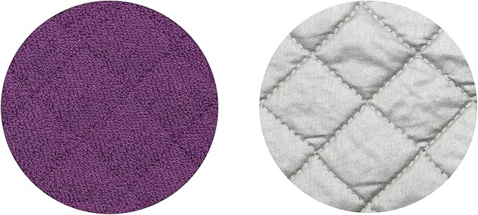 GQZLUCK Cotton Pot Holders, Hot Pads for Kitchen,Set of 4, Eggplant