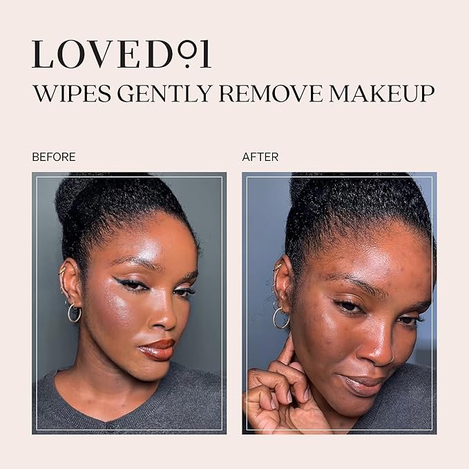 Loved01 Face & Body Salicylic Acid Cleansing Wipes, John Legend Skincare, Oil & Fragrance-Free, No-Rinse, Suitable for Blemish-Prone Skin, 24 wipes
