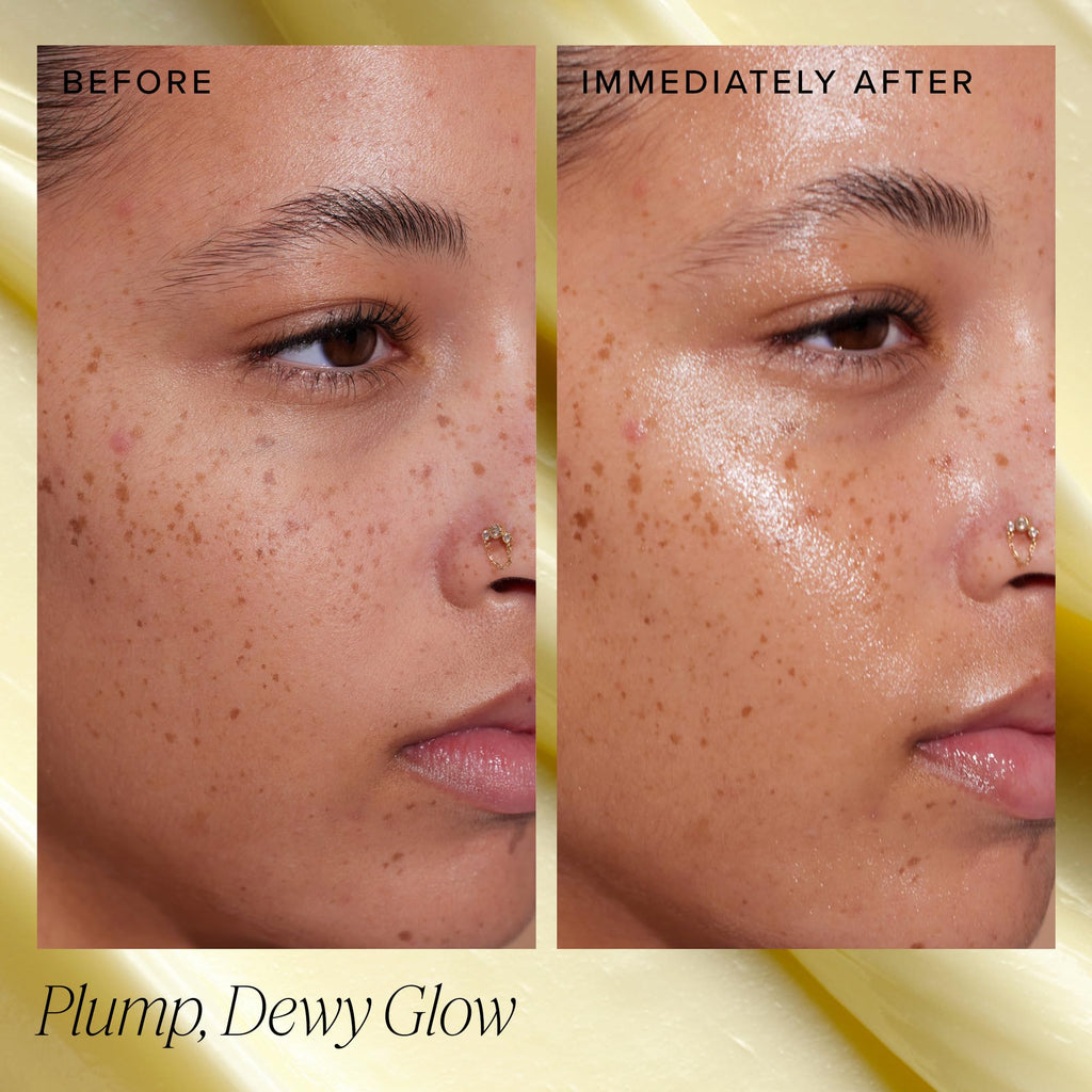 Farmacy Ceramide Face Moisturizer - Honey Halo Ultra Hydrating Facial Moisturizer with Buckwheat Honey + Ceramides - Helps Restore Barrier + Replenish Dryness - Plumping Skin Care for Dry Skin (100ml)