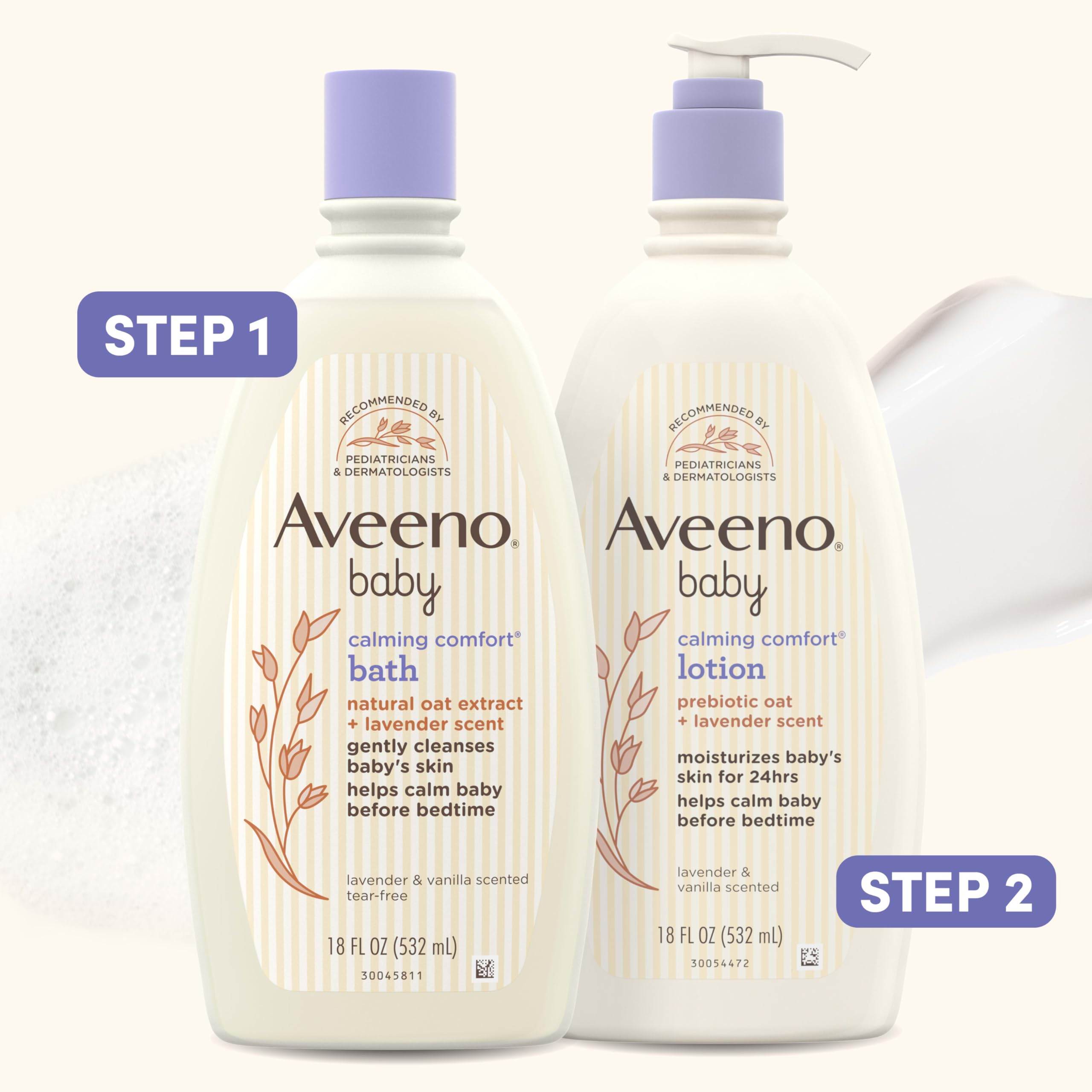 Aveeno Baby Calming Comfort Moisturizing Body Lotion, 18 fl. oz