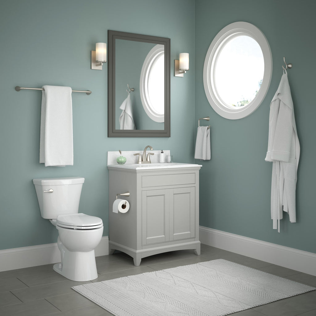 Delta ARV35-DN Arvo Double Towel Hook Bath Hardware Accessory in Brushed Nickel