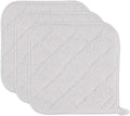 DII Basic Terry Collection Quilted 100% Cotton, Potholder, White, 3 Piece