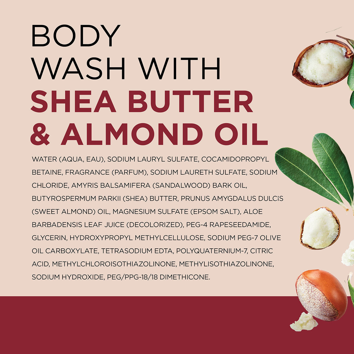 Dr Teal's Body Wash with Pure Epsom Salt, with Shea Butter & Almond Oil, 24 fl oz (Pack of 4)