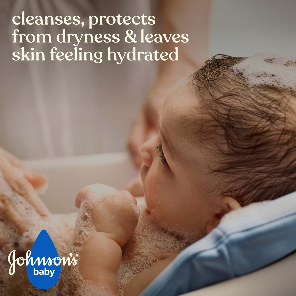 Johnson's Skin Nourishing Baby Wash, Vanilla & Oat, 20.3 fl. oz