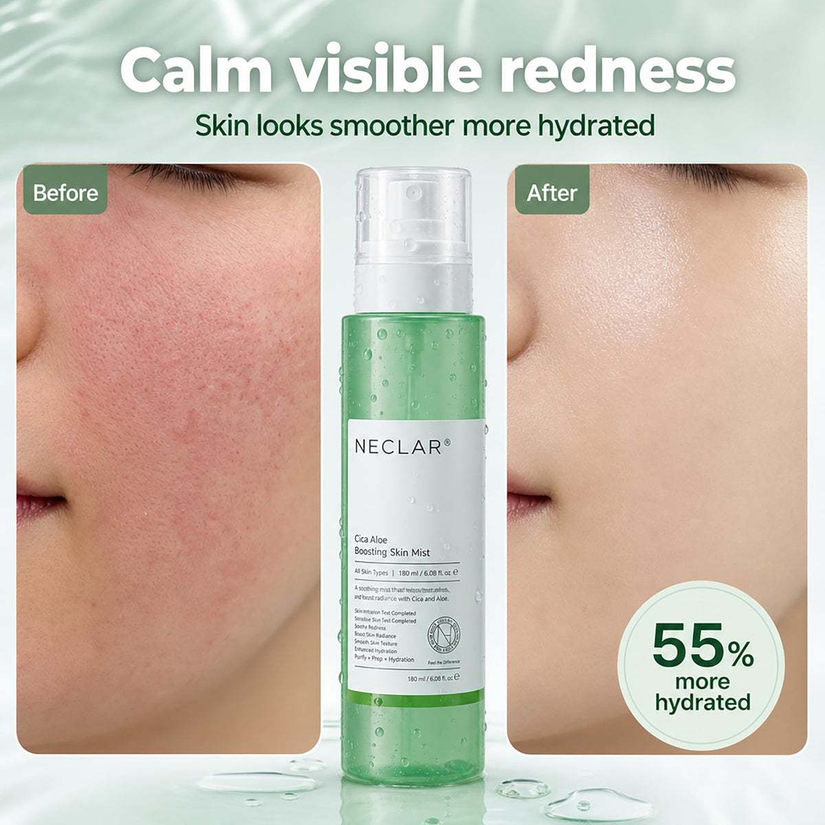 Centella Face Mist - Hydrating Toner Spray - 5 fl oz