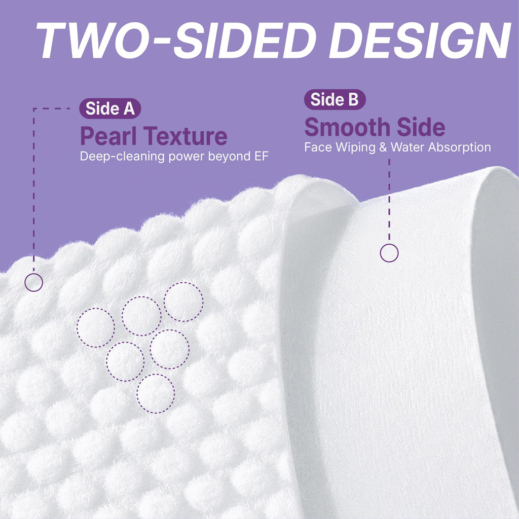 Serenorch Pearl Texture Disposable Face Towels XL, 150 Count
