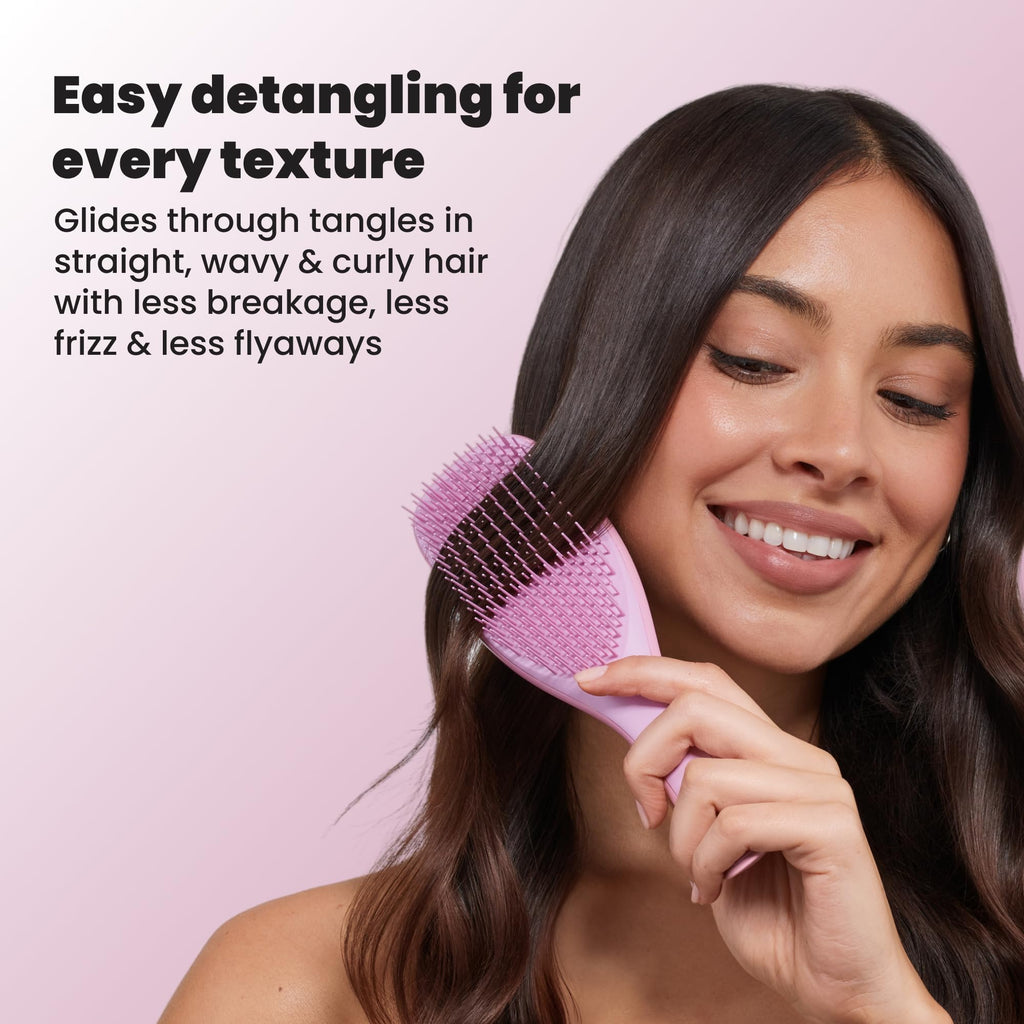 Tangle Teezer Ultimate Detangler Brush, Straight to Wavy, Rosebud