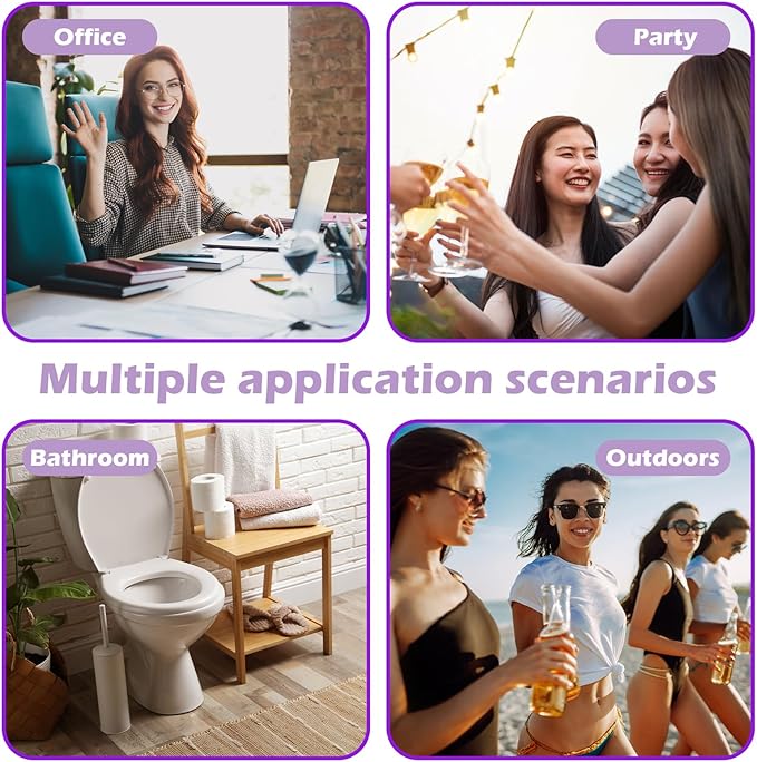 200 Pcs Purple Sanitary Napkin Disposal Bags,Sealable Tampon Disposal Bags, Prevents Odours Thickened Size Feminine Hygiene Bag for Sanitary Napkins and Pads,Disposable Tampon