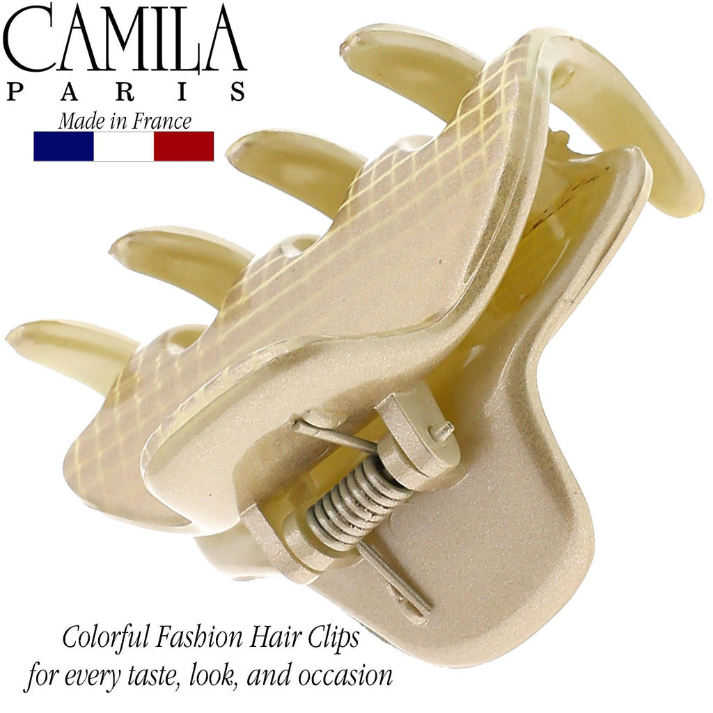 Camila Paris CP3195 French Small Hair Clips for Women, 1.75" Small Claw Clip Fashion Styling Mini Hair Clip Accessories for Women, Strong Hold No Slip Grip Cute Claw Clips, Made in France