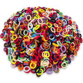 400 PCS Baby Hair Ties – No Damage Elastic Ponytail Holders, Soft Seamless Multicolor Hair Bands for Toddlers and Girls, Baby Hair Accessories (30 Colors)